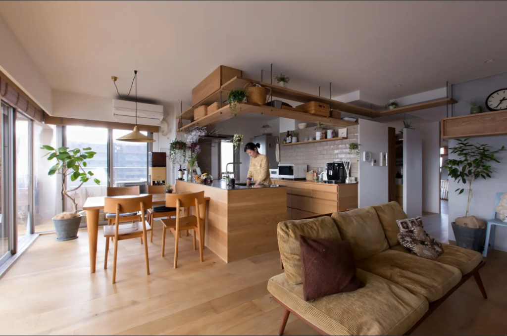 Screenshot 9 1 1024x679 - 11 thiết kế bếp kết hợp phòng ăn - tiết kiệm không gian cho ngôi nhà bạn