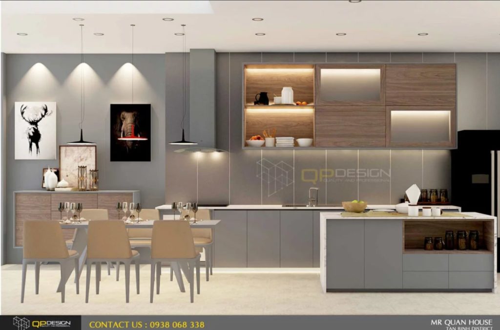thiet ke nha bep 2 1024x675 - Thiết kế nhà bếp đẹp cao cấp hiện đại phù hợp với từng loại nhà ở