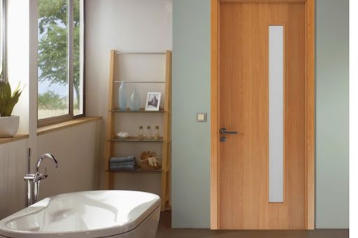 Cửa nhựa gỗ Composite làm cửa nhà tắm rất tốt